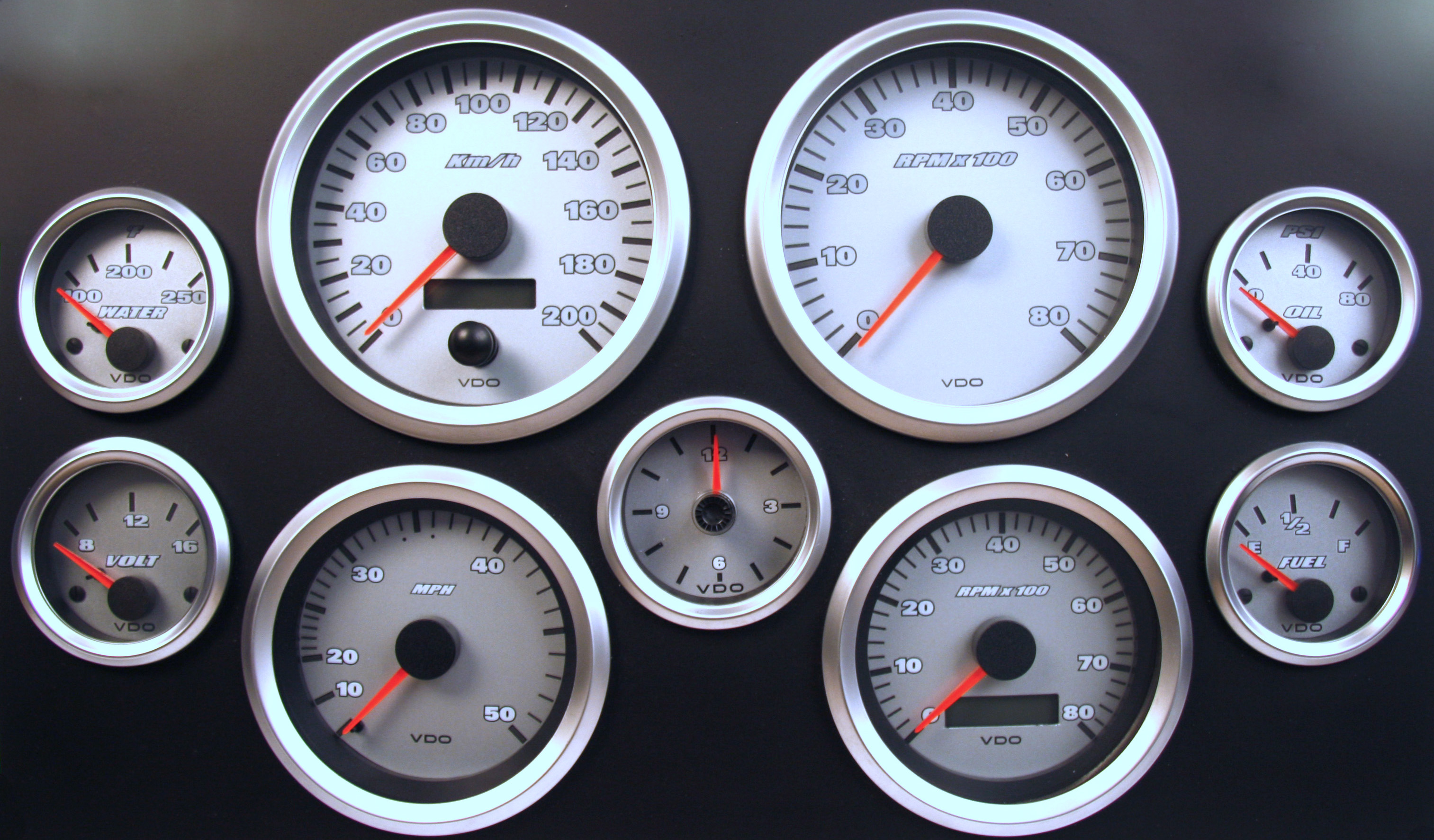 VDO Cockpit Titanium Gauges